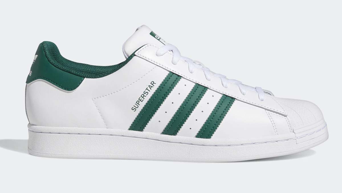 Adidas Superstar White And Green