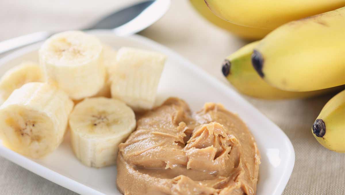 Banana and Peanut Butter