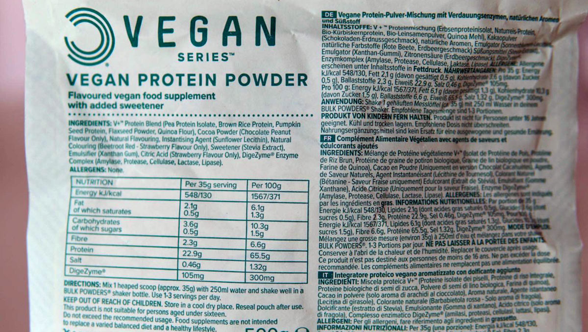 Bulk Powders Vegan Protein Powder