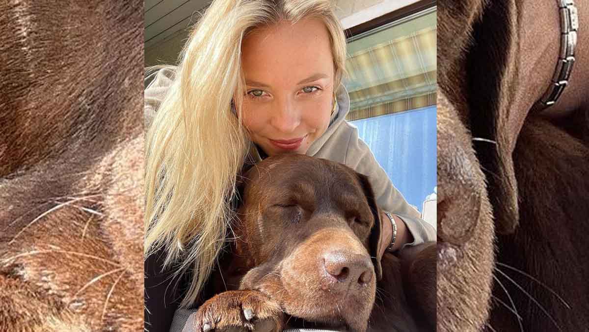 Anett Kontaveit with her dog Milo (Photo: @anett_kontaveit / Instagram)