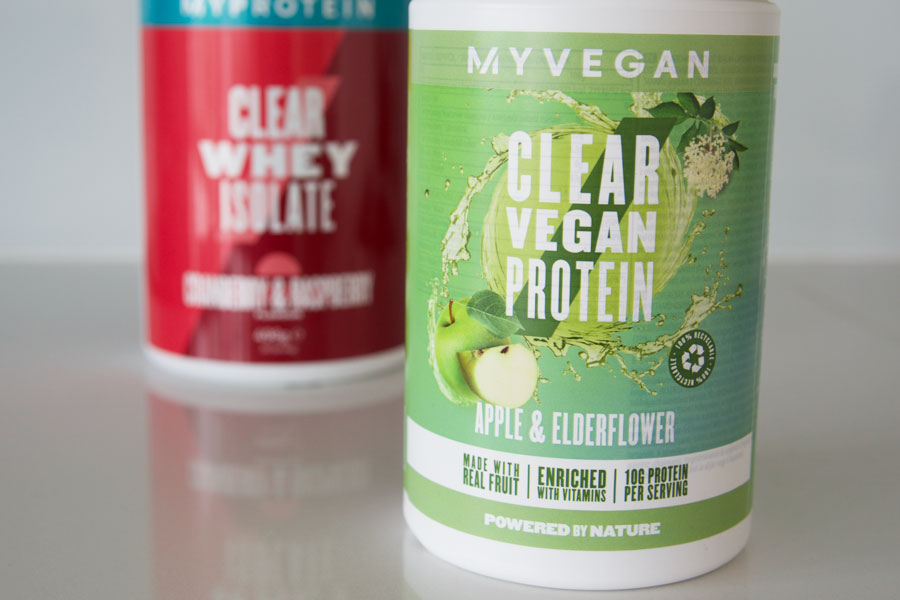 Myprotein Clear Whey Isolate Protein and Clear Vegan Protein