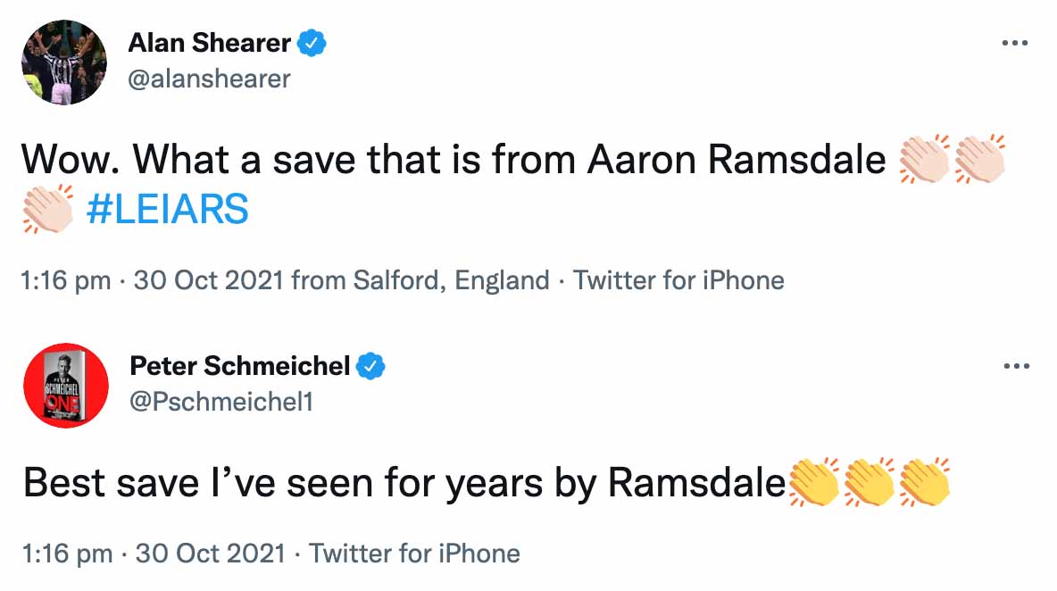 Alan Shearer Arsenal FC tweet