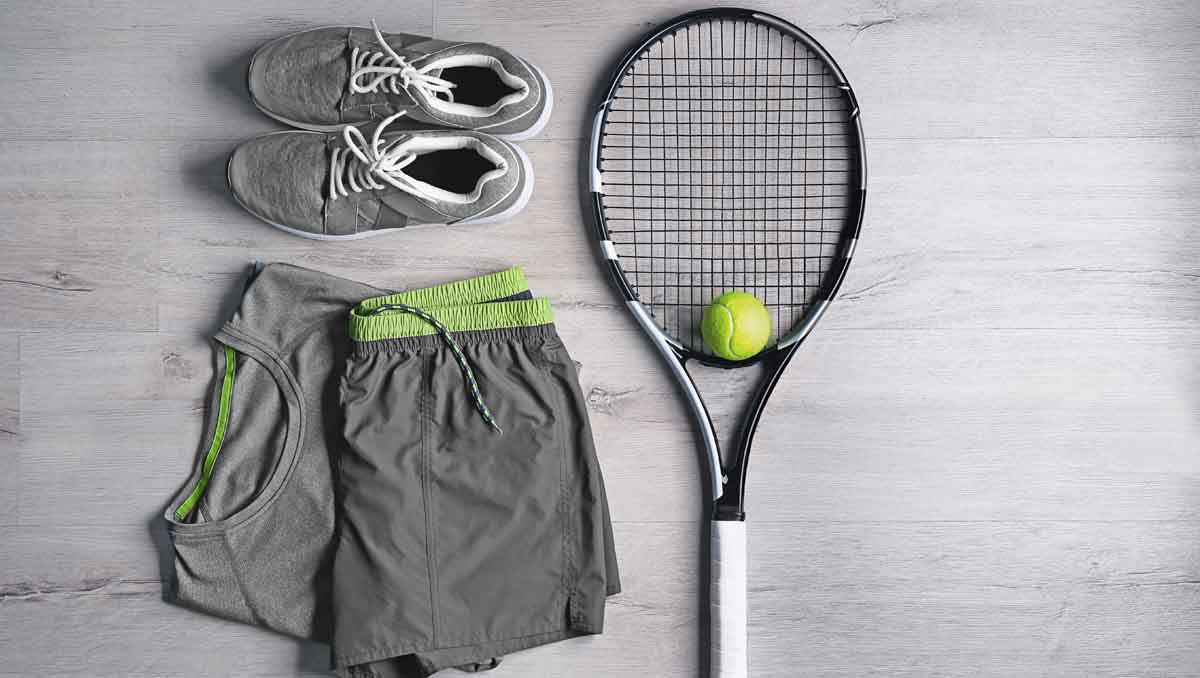 Tennis accessories and outfit